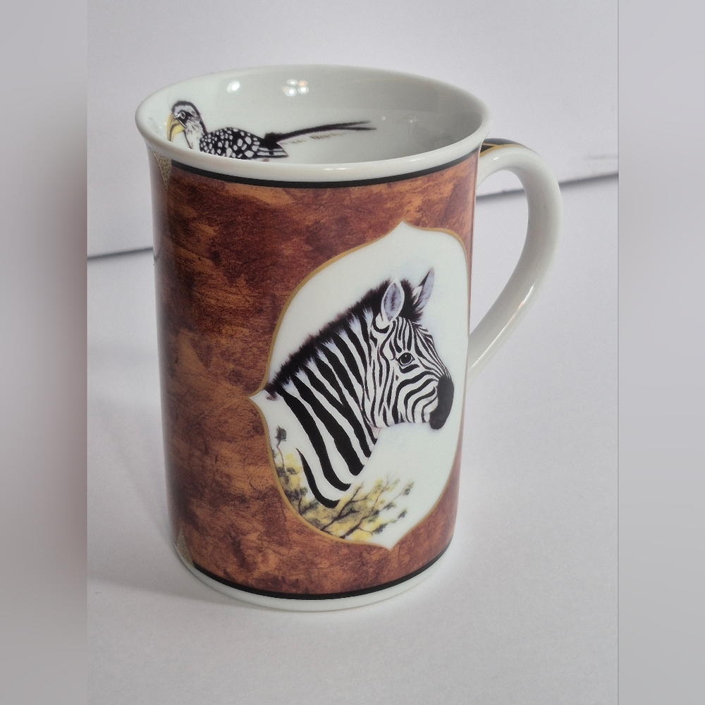 Lynn Chase Designs African Portraits Zebra 1995 Mug Cup